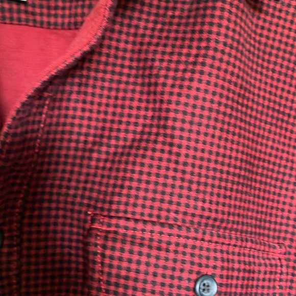 J. Crew red black gingham Button-Up Shirt - Picture 6 of 8